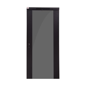  RACK PISO MONTAVEL 24U X 19'' X 570MM PT AÇO/ACRÍLICO – PRETO