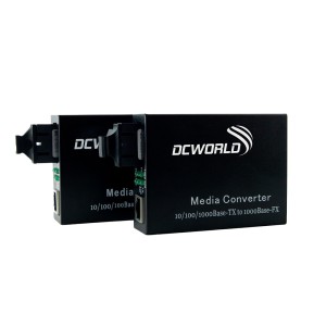 CONVERSOR DE MÍDIA - GIGABIT 10/100/1000MBPS - MONO MODO - 20KM - CONECTOR SC